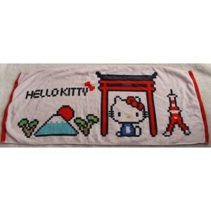 Hello Kitty Broadway Nanoblock Bath Towel